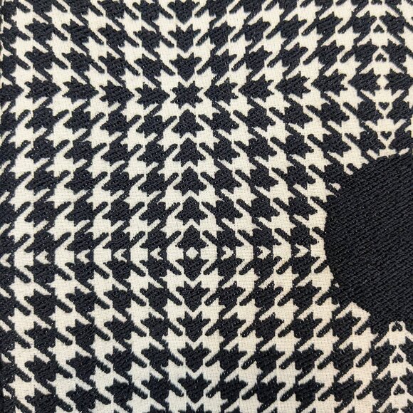 AKRIS PUNTO dress houndstooth polka dot a-line pleated wool - Picture 11 of 14